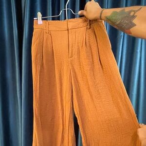 a new day Women's Terracotta Wide Leg Pants
